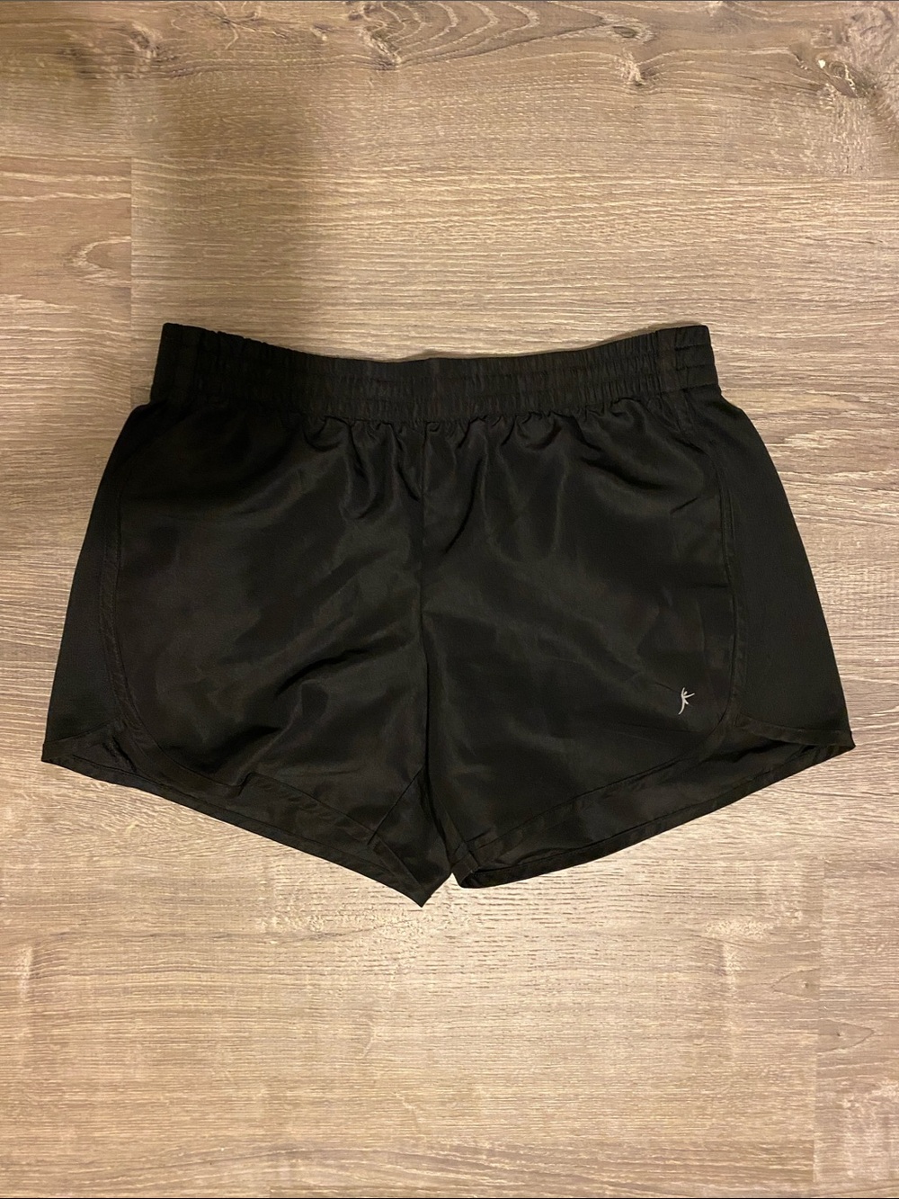 Danskin Black Women's Running Shorts with Elastic Waist